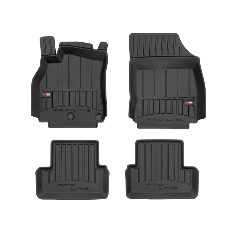 Tappetini compatibili con Renault Megane III 2008-2016, su misura in Gomma TPE