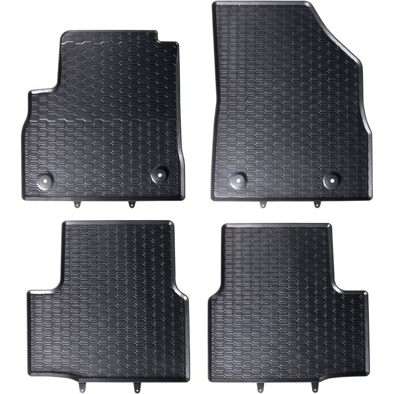 Tappetini compatibili con Opel Astra K 2015-2022, su misura in Gomma TPE