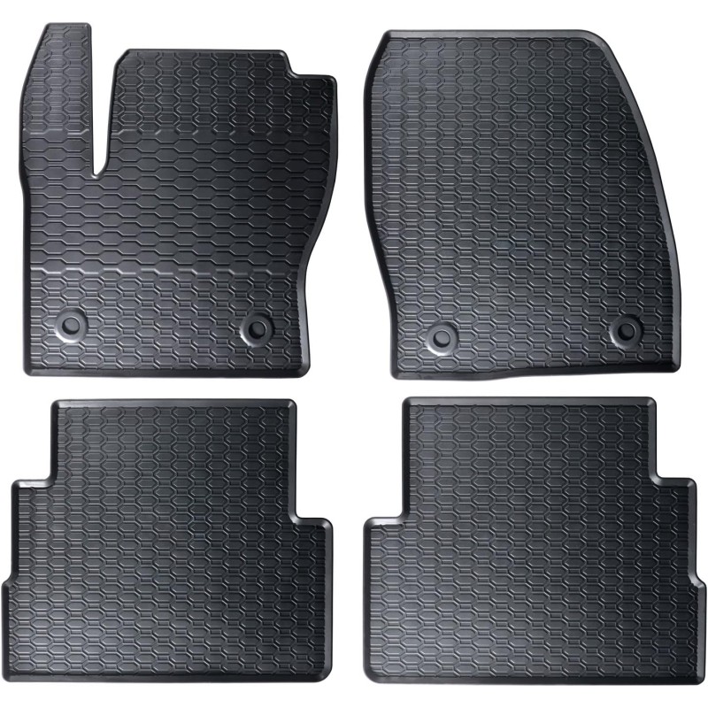 Tappetini compatibili con Ford Kuga II 2013-2019, su misura in Gomma TPE