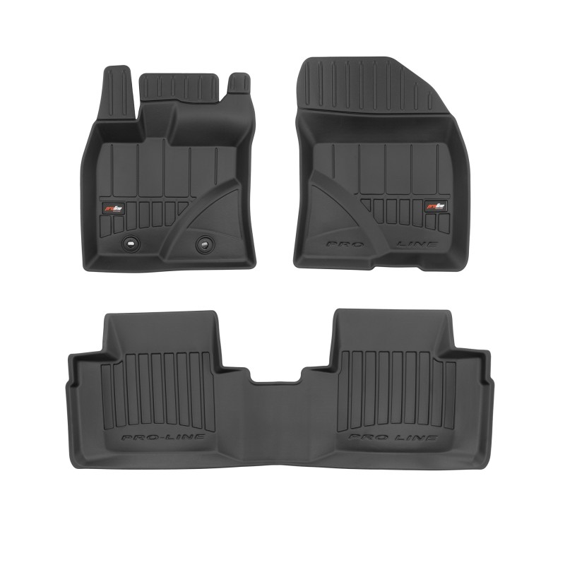 Tappetini compatibili con Toyota Avensis III 2009-2018, su misura in Gomma TPE