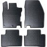Tappetini compatibili con Nissan Qashqai II 2013-2021, su misura in Gomma TPE
