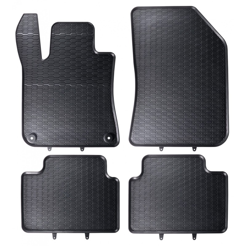 Tappetini compatibili con Peugeot 308 II 2013-2021, su misura in Gomma TPE
