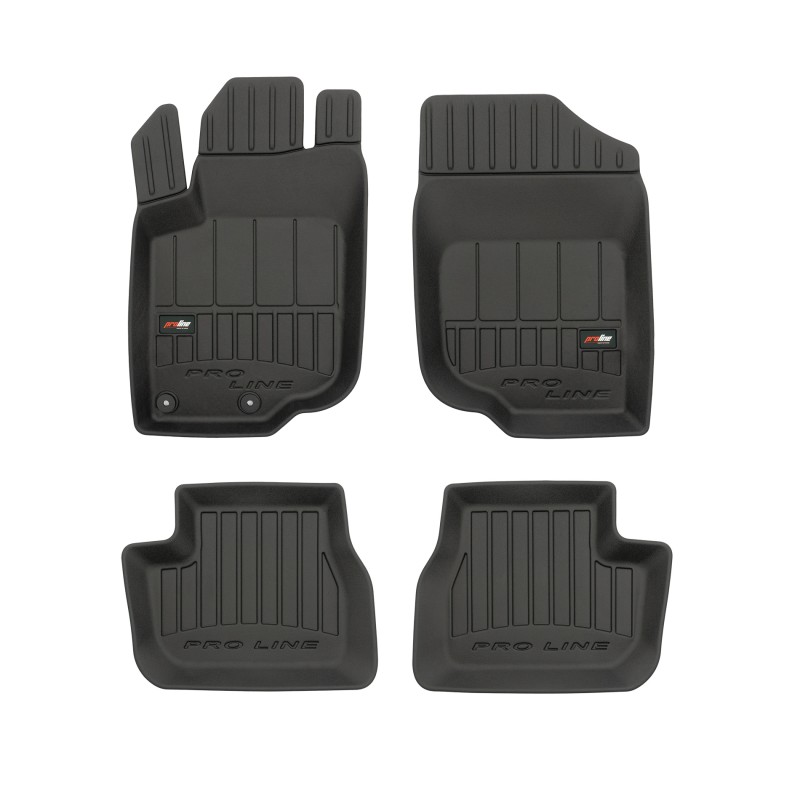 Tappetini compatibili con Peugeot 207 2006-2012, su misura in Gomma TPE