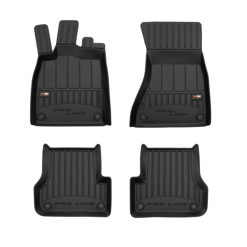 Tappetini compatibili con Audi A6 C7 2011-2018, su misura in Gomma TPE