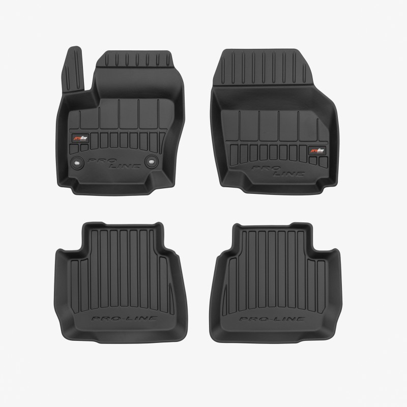 Tappetini compatibili con Ford Mondeo IV 2007-2014, su misura in Gomma TPE