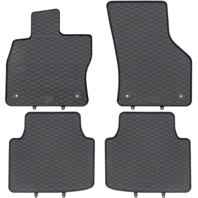 Tappetini compatibili con Skoda Superb III 2015-2023, su misura in Gomma TPE