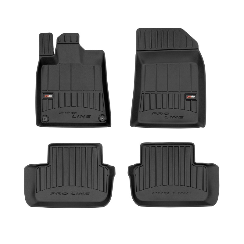 Tappetini compatibili con Peugeot 407 2004-2011, su misura in Gomma TPE
