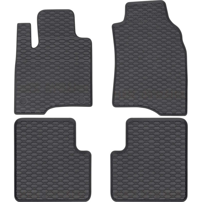 Tappetini compatibili con Fiat Panda III dal 2011 in poi, su misura in Gomma TPE