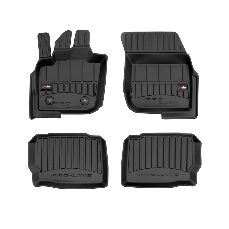 Tappetini compatibili con Ford Mondeo V 2014-2022, su misura in Gomma TPE