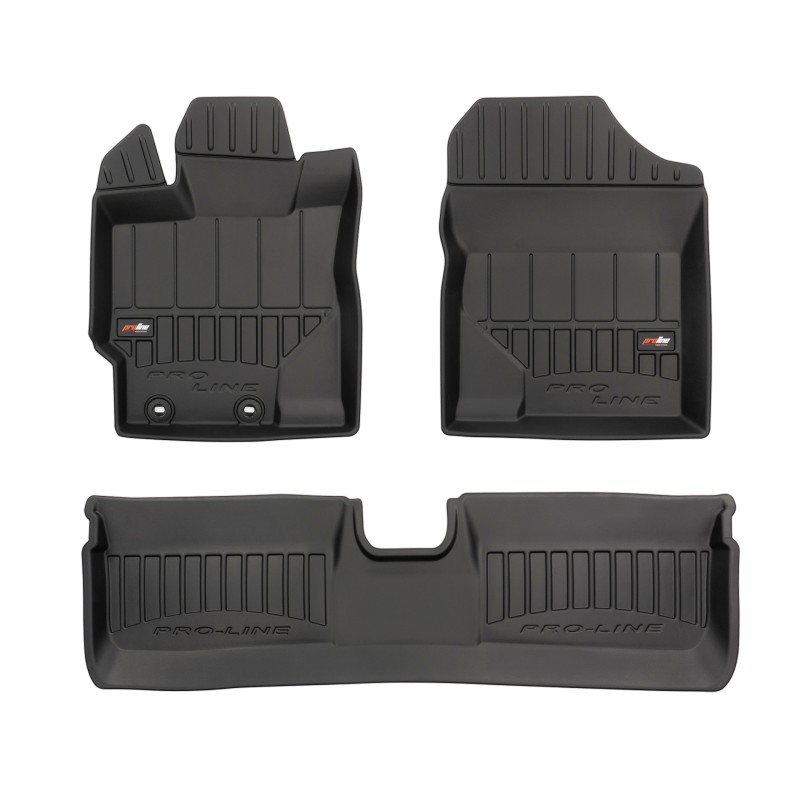 Tappetini compatibili con Toyota Yaris III 2011-2020, su misura in Gomma TPE