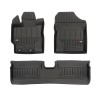 Tappetini compatibili con Toyota Yaris III 2011-2020, su misura in Gomma TPE
