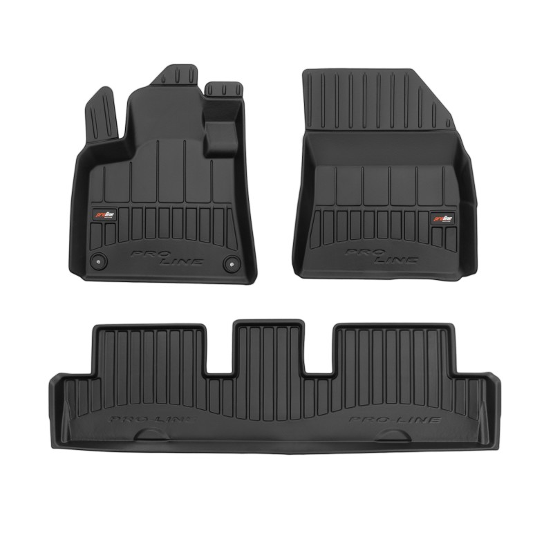Tappetini compatibili con Citroën C4 SpaceTourer 2013-2019, su misura in Gomma TPE