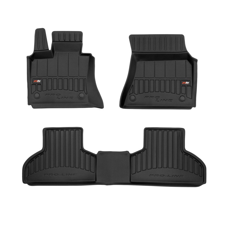 Tappetini compatibili con BMW X5 F15 2013-2018, su misura in Gomma TPE
