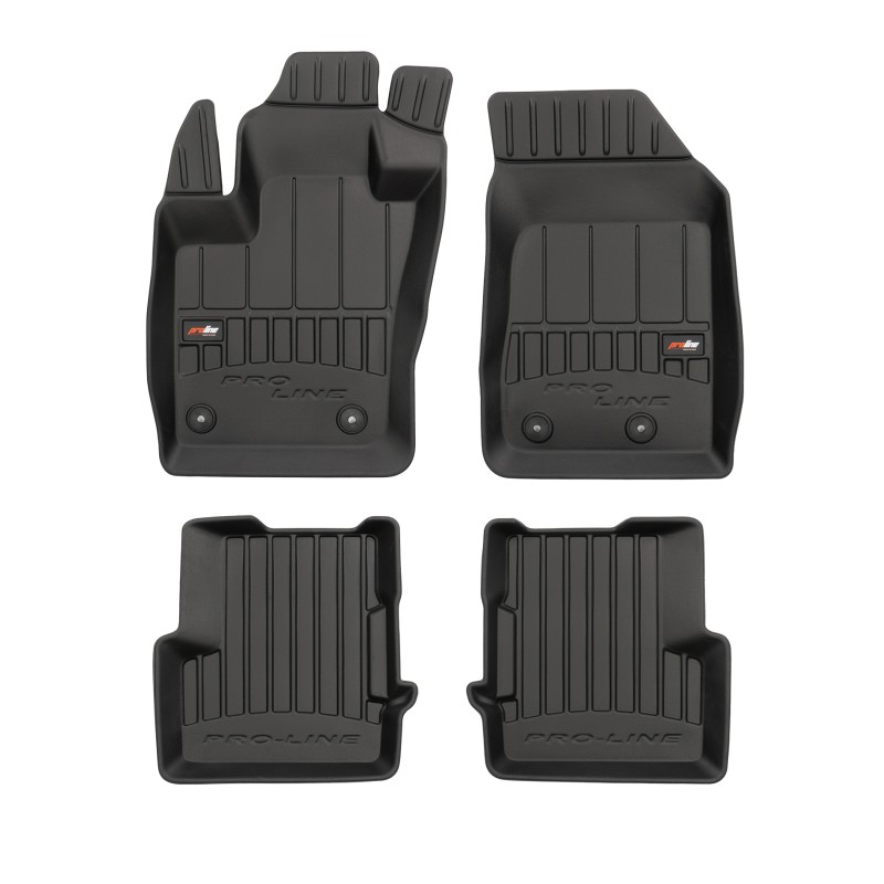 Tappetini compatibili con Jeep Renegade dal 2014 in poi, su misura in Gomma TPE