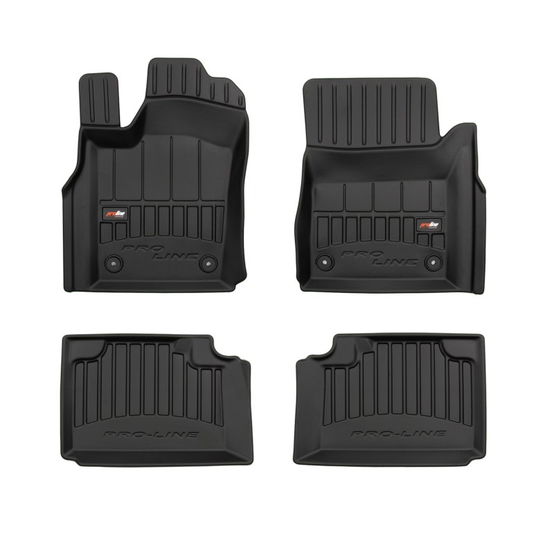 Tappetini compatibili con Jeep Grand Cherokee IV 2016-2021, su misura in Gomma TPE