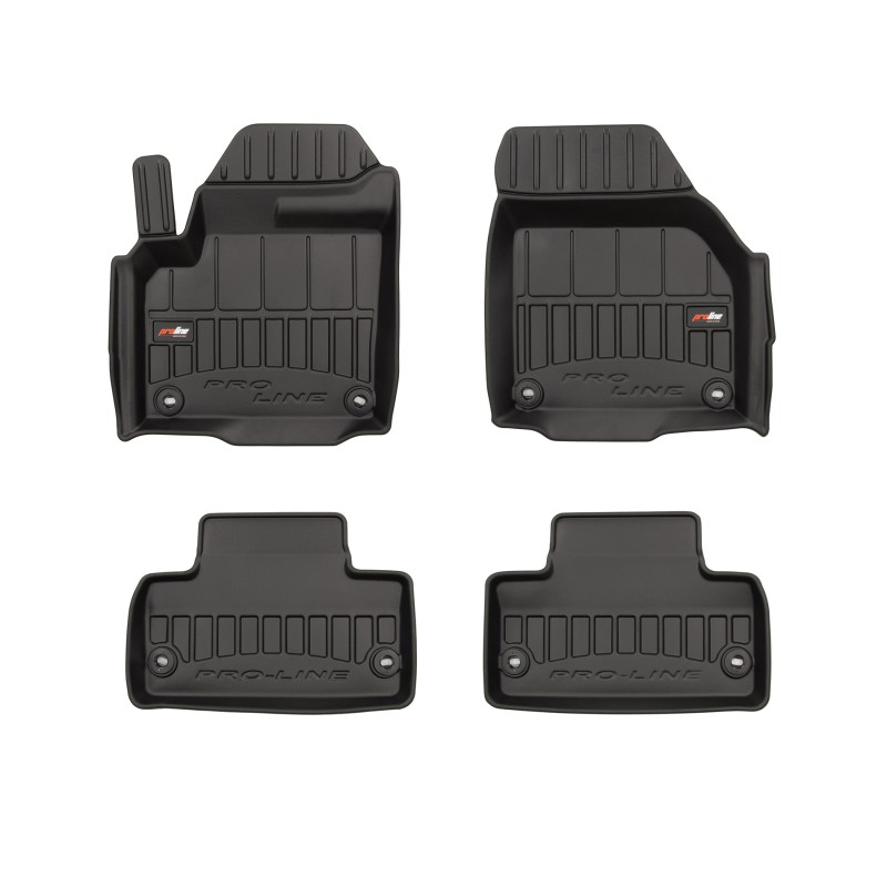 Tappetini compatibili con Land Rover Range Rover Evoque I 2011-2018, su misura in Gomma TPE
