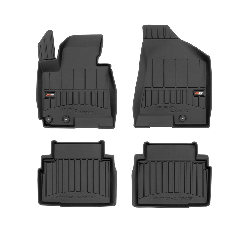 Tappetini compatibili con Kia Sportage III 2010-2015, su misura in Gomma TPE