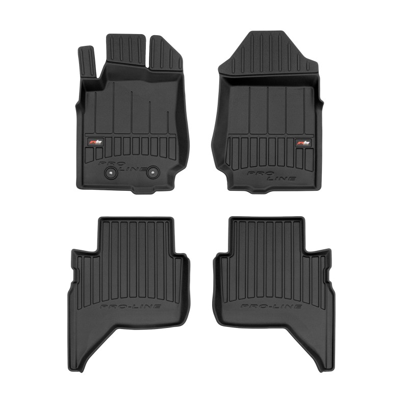 Tappetini compatibili con Ford Ranger V 2015-2022, su misura in Gomma TPE