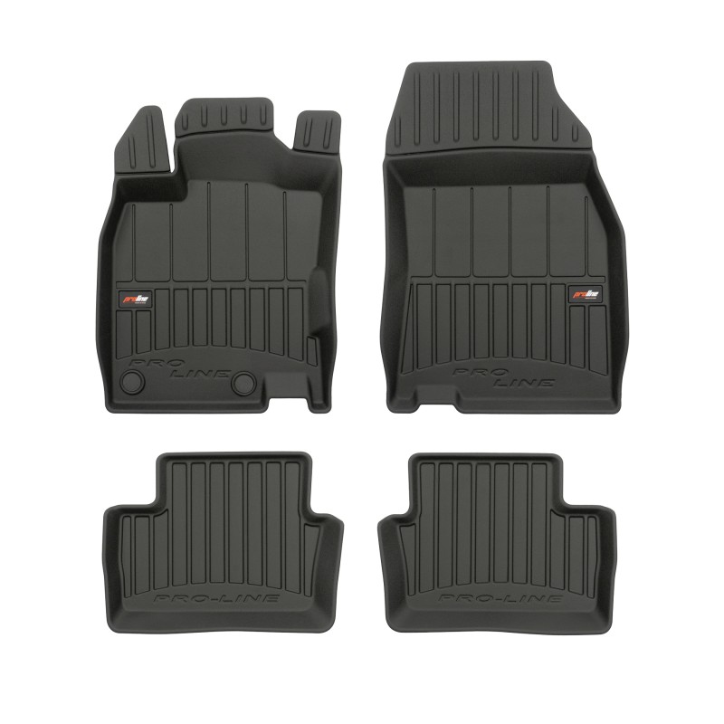 Tappetini compatibili con Renault Kadjar 2015-2022, su misura in Gomma TPE