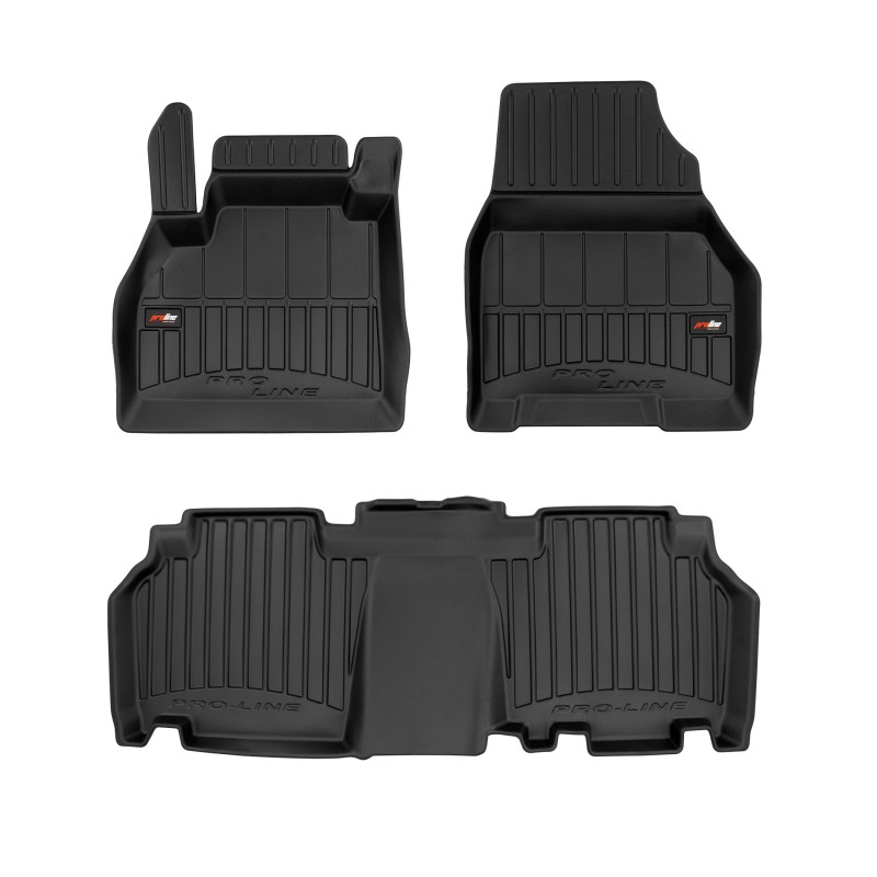 Tappetini compatibili con Mercedes-Benz Citan W415 2012-2021, su misura in Gomma TPE