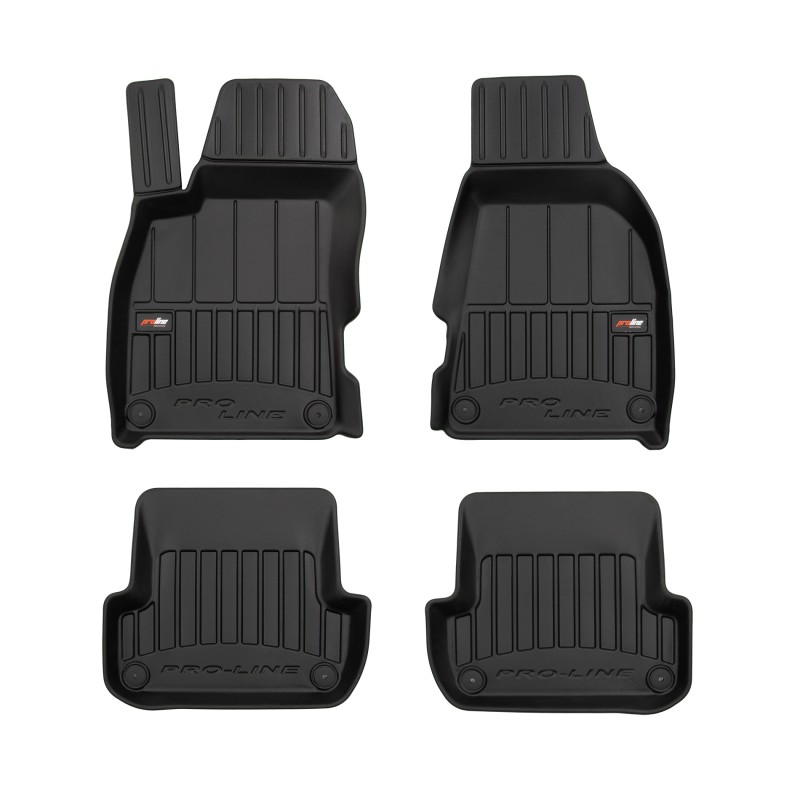 Tappetini compatibili con Audi S4 B7 2004-2008, su misura in Gomma TPE