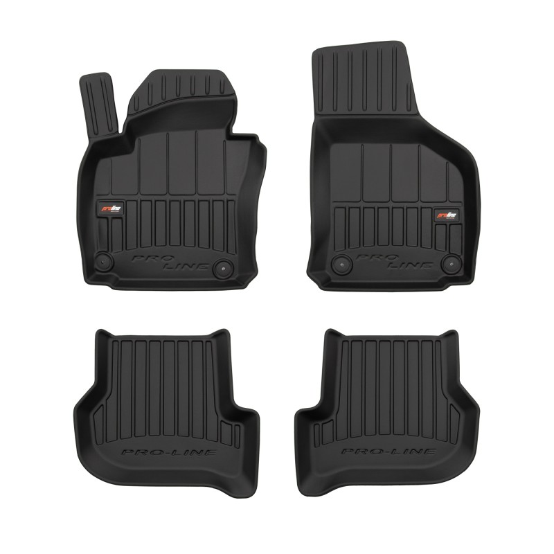 Tappetini compatibili con Volkswagen Golf VI 2008-2016, su misura in Gomma TPE