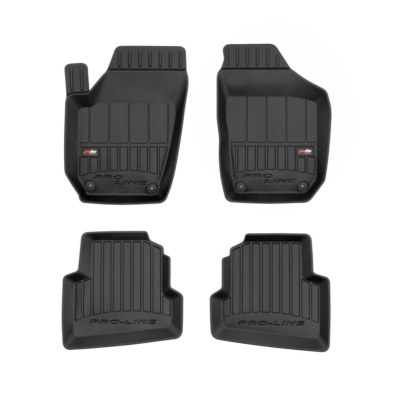 Tappetini compatibili con Volkswagen Polo IV 2001-2009, su misura in Gomma TPE