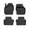 Tappetini compatibili con Volvo XC70 II 2014-2016, su misura in Gomma TPE