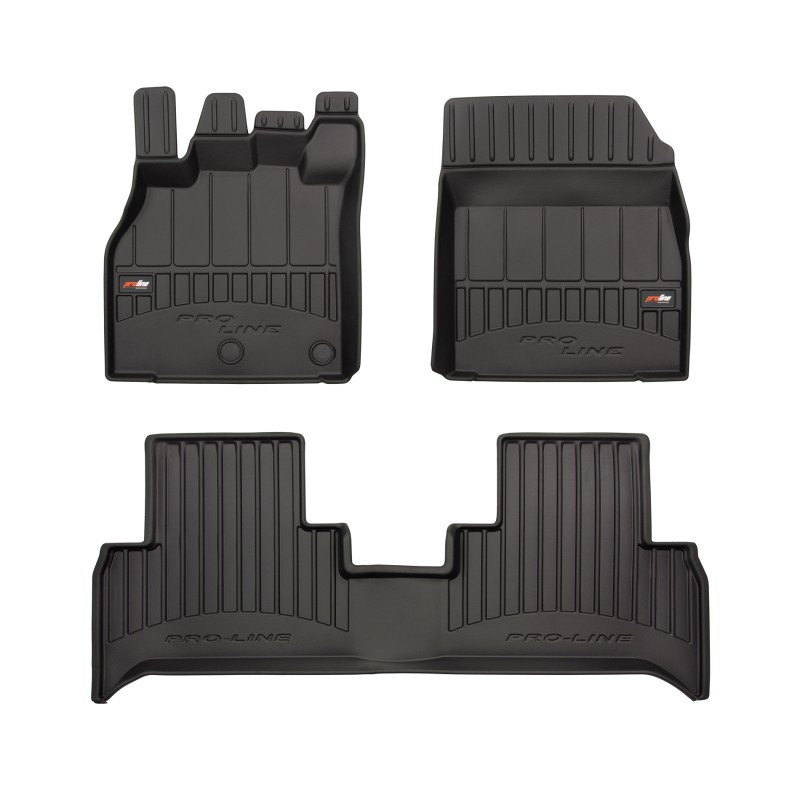 Tappetini compatibili con Renault Scenic III 2009-2016, su misura in Gomma TPE