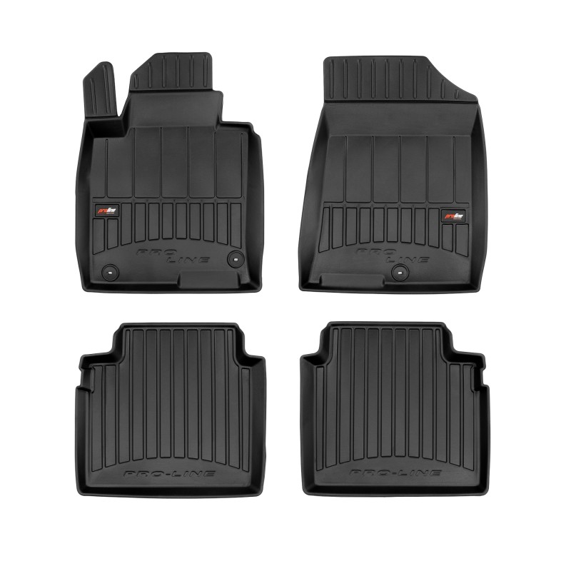 Tappetini compatibili con Kia Optima IV 2015-2020, su misura in Gomma TPE