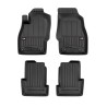 Tappetini compatibili con Opel Corsa D 2006-2014, su misura in Gomma TPE