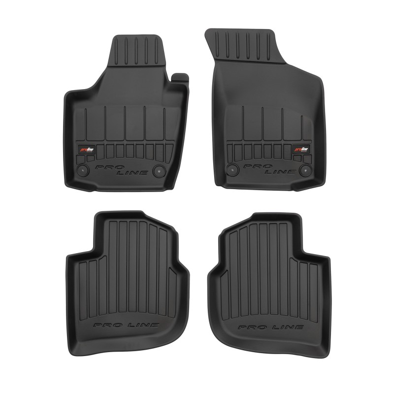 Tappetini compatibili con SEAT Toledo IV 2012-2019, su misura in Gomma TPE