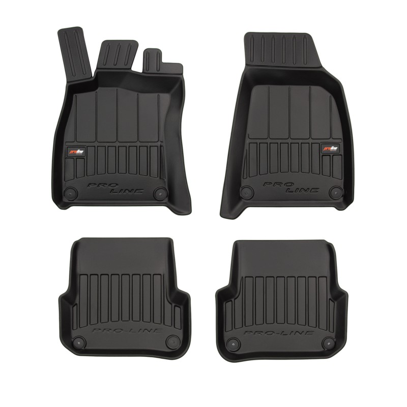 Tappetini compatibili con Audi A6 C6 2004-2006, su misura in Gomma TPE
