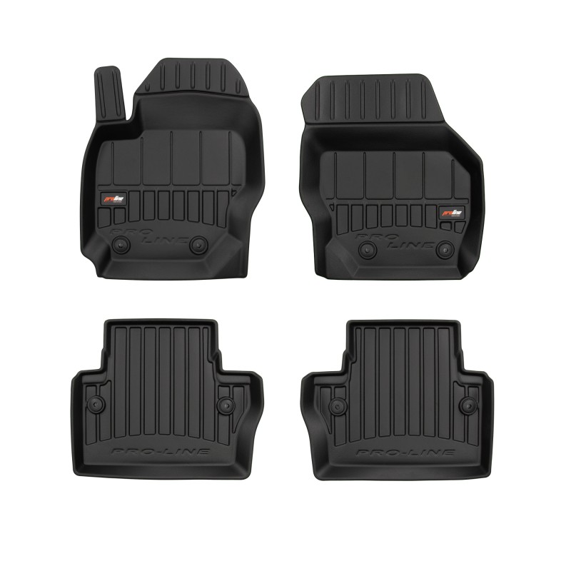 Tappetini compatibili con Volvo S80 II 2006-2016, su misura in Gomma TPE