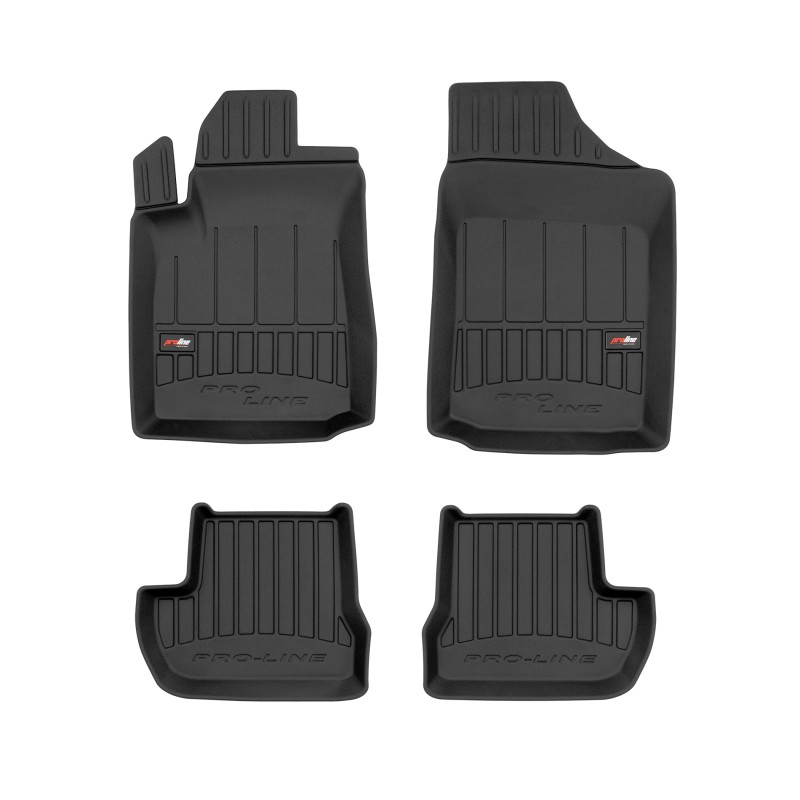 Tappetini compatibili con Citroën C2 2003-2009, su misura in Gomma TPE