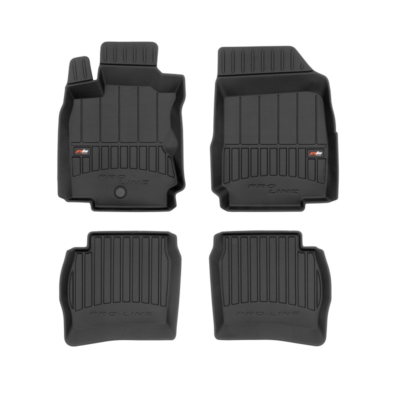 Tappetini compatibili con Nissan Note I 2006-2012, su misura in Gomma TPE