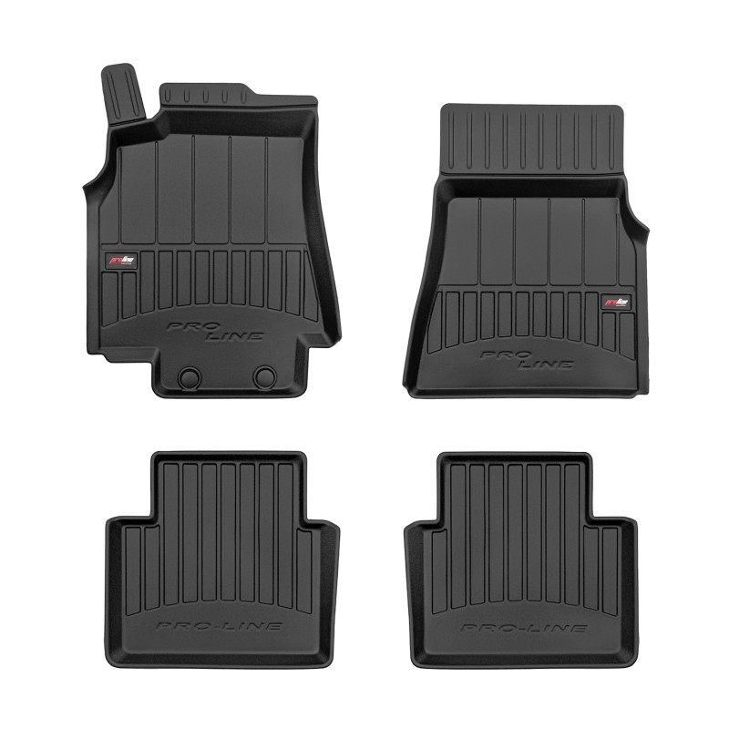 Tappetini compatibili con Mercedes-Benz Classe B W245 2005-2011, su misura in Gomma TPE