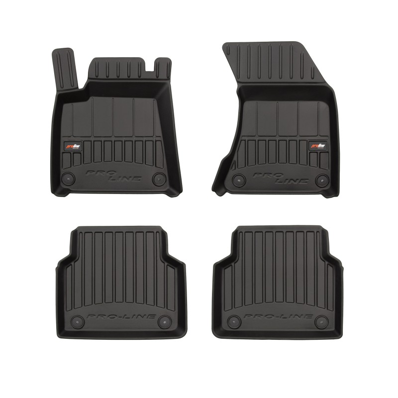 Tappetini compatibili con Audi A8 D4 2009-2017, su misura in Gomma TPE
