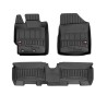 Tappetini compatibili con Toyota Yaris II 2005-2011, su misura in Gomma TPE