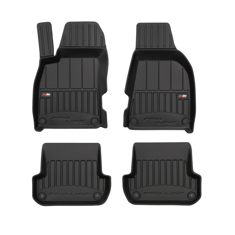 Tappetini compatibili con Audi A4 B6 2000-2006, su misura in Gomma TPE