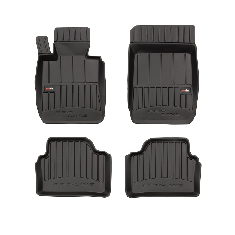 Tappetini compatibili con BMW Serie 3 E90 2004-2012, su misura in Gomma TPE
