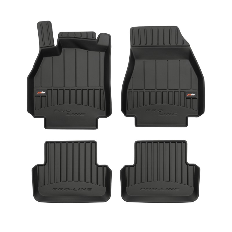 Tappetini compatibili con Renault Megane II 2002-2009, su misura in Gomma TPE