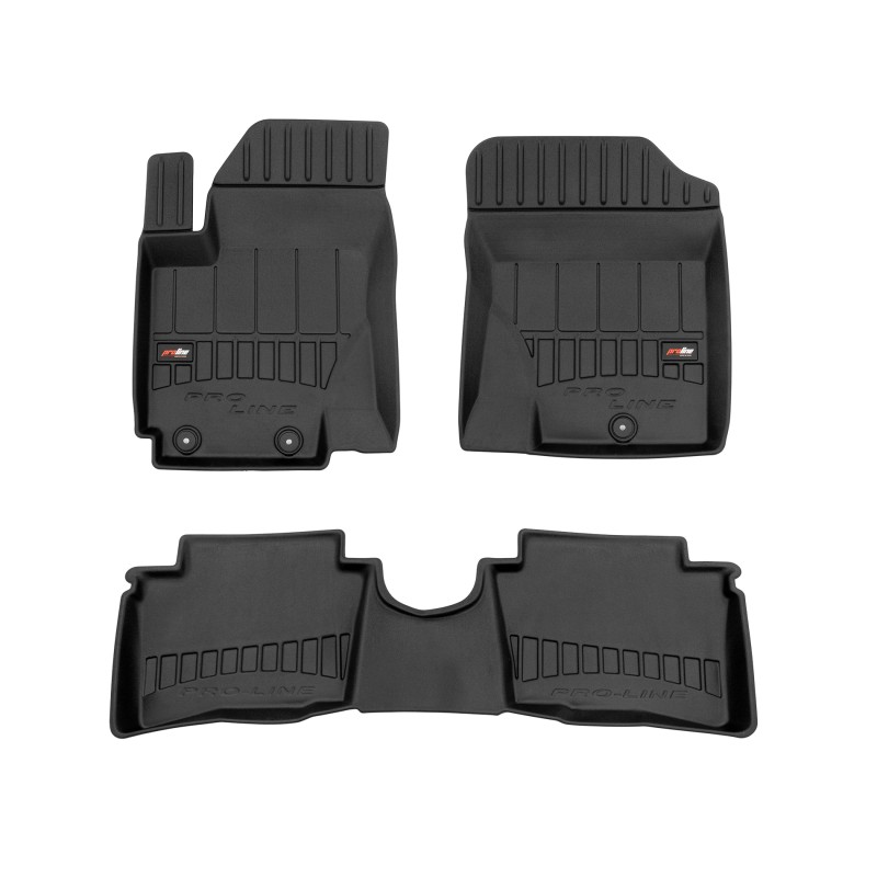 Tappetini compatibili con Hyundai i20 I 2008-2015, su misura in Gomma TPE