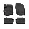 Tappetini compatibili con Mitsubishi Lancer VIII 2007-2017, su misura in Gomma TPE