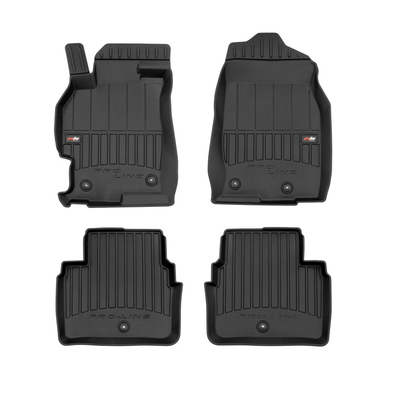 Tappetini compatibili con Mazda 6 II 2007-2012, su misura in Gomma TPE