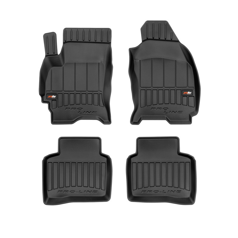 Tappetini compatibili con Ford Mondeo III 2000-2007, su misura in Gomma TPE