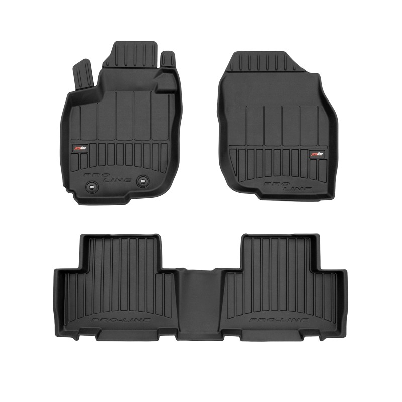 Tappetini compatibili con Toyota RAV4 III 2005-2012, su misura in Gomma TPE