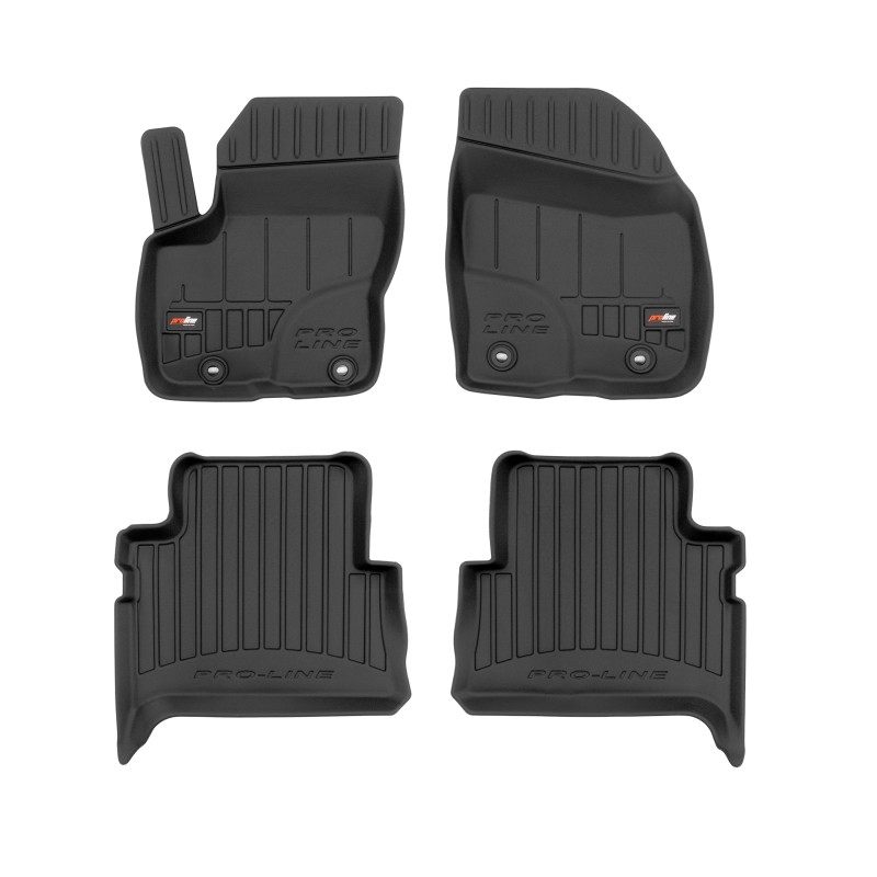 Tappetini compatibili con Ford Kuga I 2008-2013, su misura in Gomma TPE