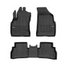 Tappetini compatibili con Fiat Doblo II 2010-2020, su misura in Gomma TPE