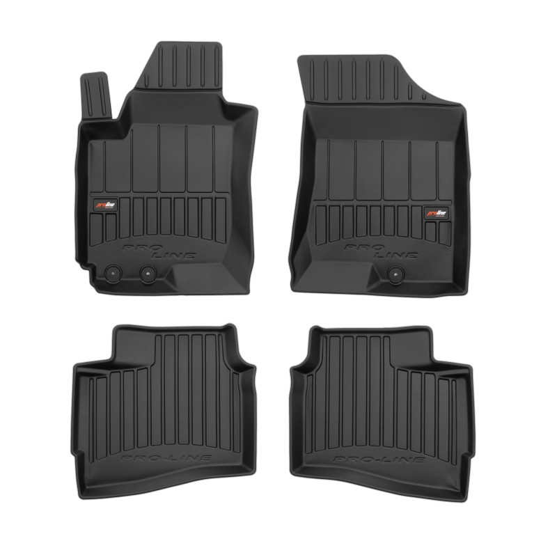Tappetini compatibili con Hyundai i30 I 2007-2012, su misura in Gomma TPE